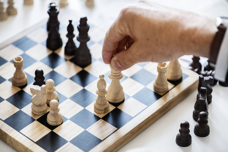 queen - chess piece, planning, human hand, competition, black-and-white, black color, person, leisure games, chess pieces, mate, white, chess piece, chess