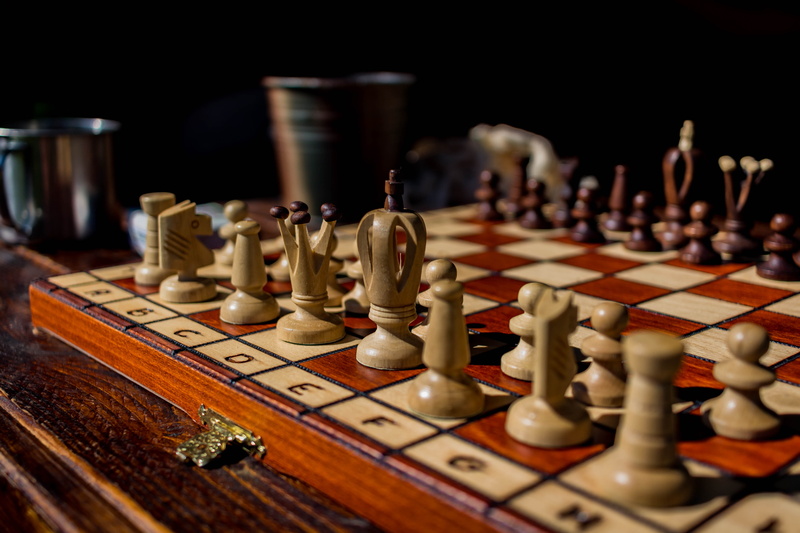 arts culture and entertainment, conneaut, canon, retro games, king, chess board, indoors, retro board games, board game, pawn, classic games, checked pattern