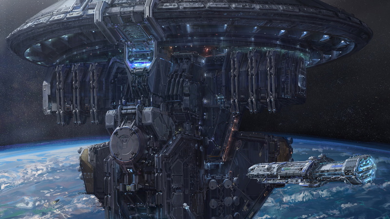 Sci Fi, Space Station, 1080P, Space, Spaceship