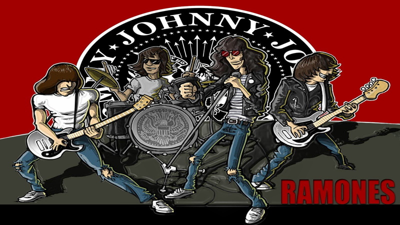 bass guitar, punk - person, Music, human body part, men, performance, musical equipment, The Ramones, electric guitar, rock music, human skeleton, indoors