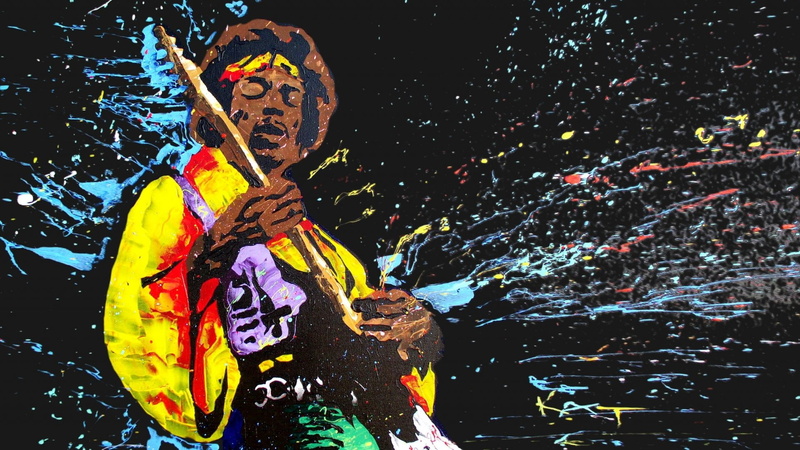classic, hendrix, blues, 1080P, jimi, hard, rock, guitar
