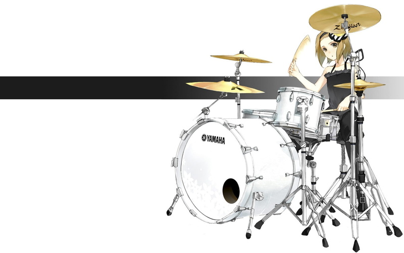 low angle view, Drummer, cut out, wall - building feature, drums, studio shot, 720P, lighting equipment, still life, metal, no people, close-up, copy space
