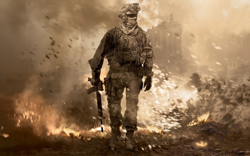 hd, modern, warfare, architecture, x, Modern Warfare 2, art, 720P