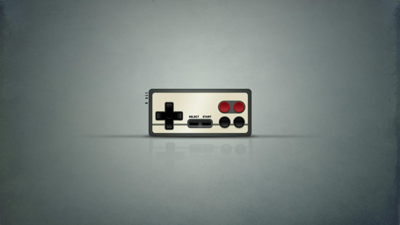 gray, vector, game, controller, 1080P, gamepad, 1920x1080