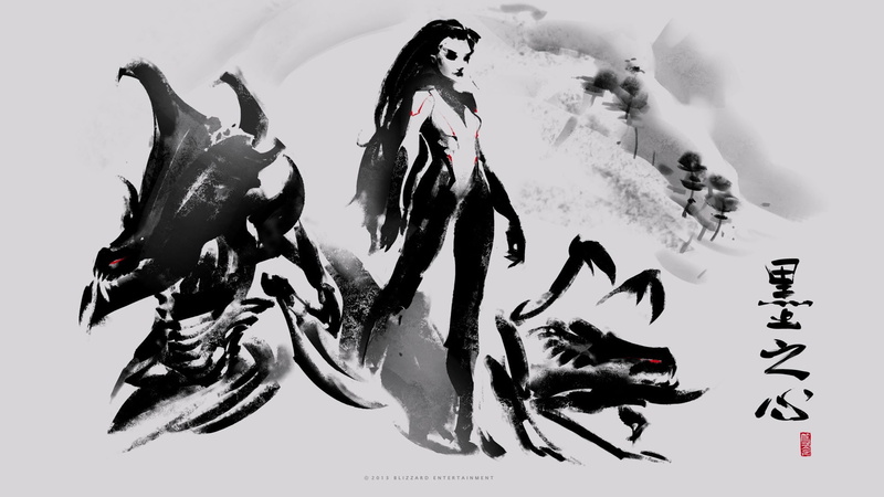1080P, StarCraft, Zerg, hydralisk, painting, zergling, Kerrigan