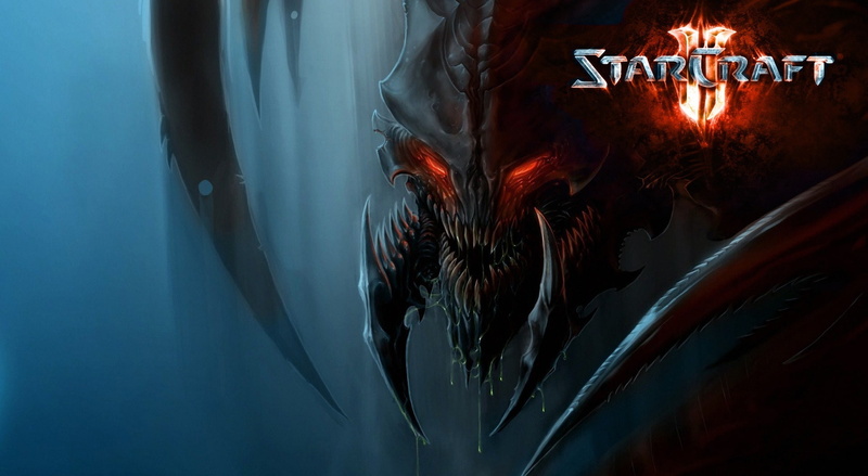 craft, burning, animals in captivity, no people, indoors, art, animals in the wild, water, Games, marine, sea, illuminated, star, 1080P, zerg, starcraft 2
