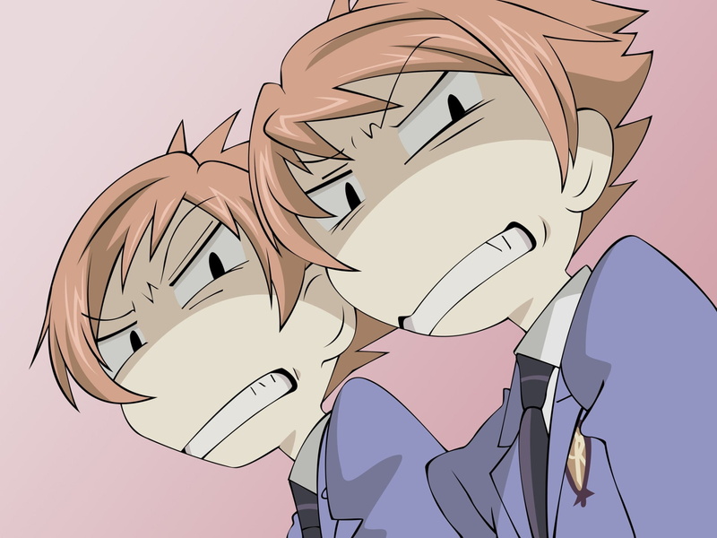 1080P, Ouran High School Host Club, Ouran Highschool Host Club, Vector, Twins, Anime, Fan Art