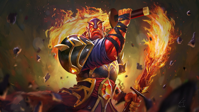 skin, warrior, fire, phones, computer, weapon, mobile, hd, spirit, art, swords, ember, 1080P