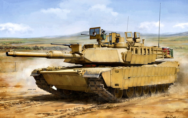 2x7.62mm machine gun М240, 1080P, M1 Abrams, Main battle tank USA, US Army, M1A2 SEP, Abrams, 1x12.7mm machine gun М2НВ