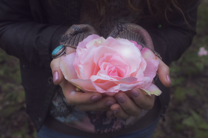 which, magic, inflorescence, hands cupped, real people, boho, gypsy, hands, rose, flower head, hand, nature, one person, boho ring, 5K, girly, plant, love