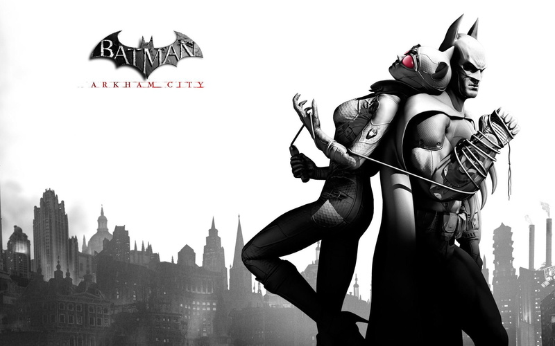 catwoman, batman, videogames, city, arkham, 1080P, hd, 1080p, p, video, games, artwork