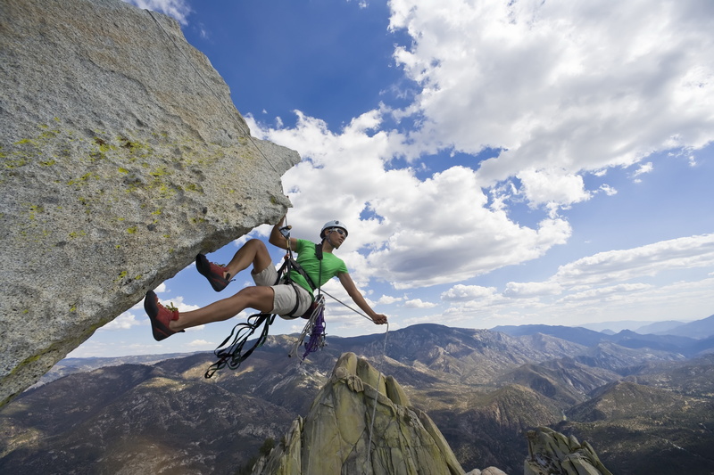 courage, conquering Adversity, extreme Sports, scenics - nature, green, real people, mountain Peak, action, full length, men, slide, challenge, women, leisure Activity