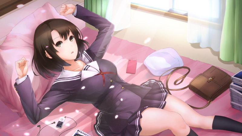 1080P, young adult, relaxation, human body part, one person, young women, technology, women, beautiful woman, occupation, hairstyle, portrait, saekano how to raise a boring girlfriend