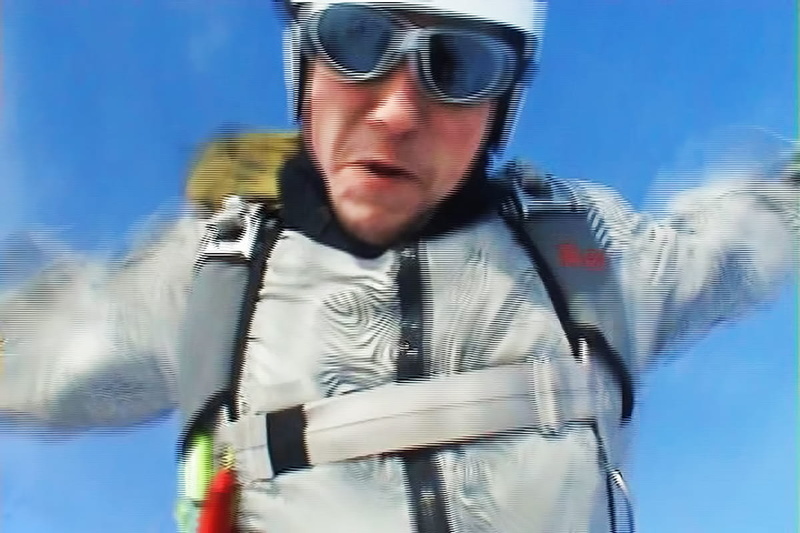 beautiful, parachutist, professional, dom, right, blurred motion, male, pleasure, moisture, skydiving, skydive, flyer, waist up, day, fun, joy, extreme