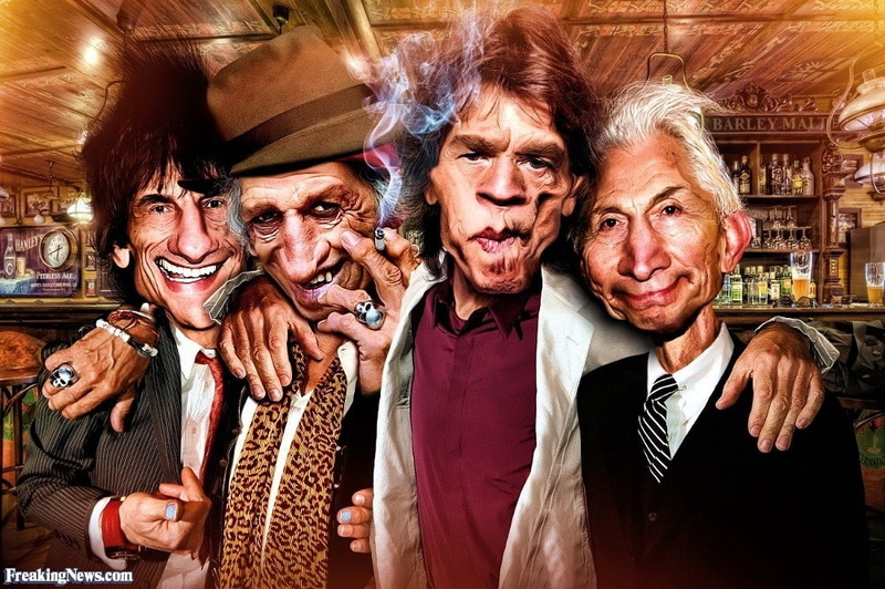 rolling stone, celebrity, caricature, 480P, abstract