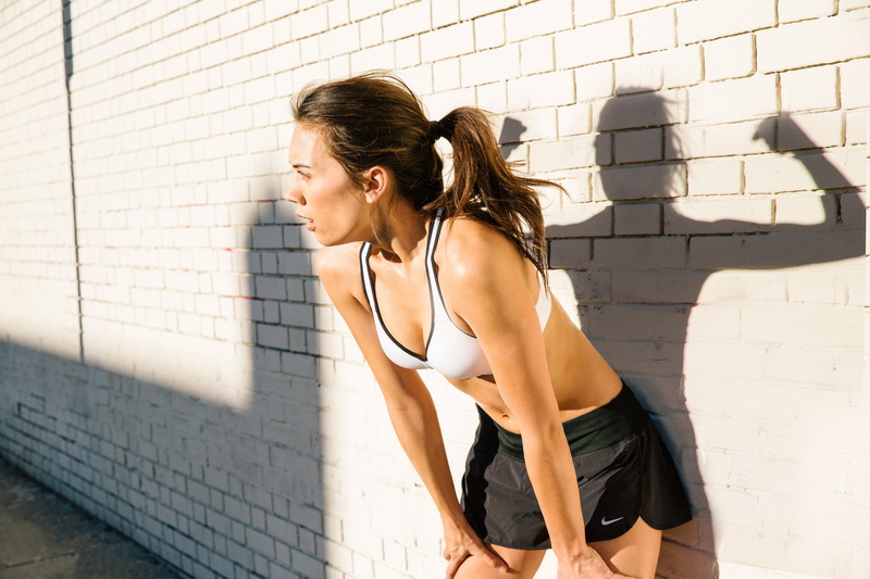 2K, pose, sportswear, woman, spirit, physical activity, tiredness, shadow