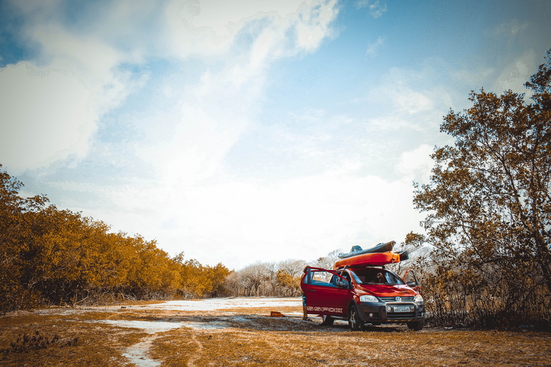 change, land vehicle, hatchback, trip, mode of transportation, sky, outdoors, transportation, nature, land, vehicle, near, clouds, landscape, non-urban scene