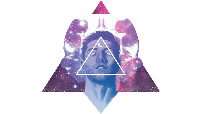 white background, Smallwood, star shape, digital composite, 1080P, triangle, Moon Knight, still life, christmas, cut out, front view, one person, comic art