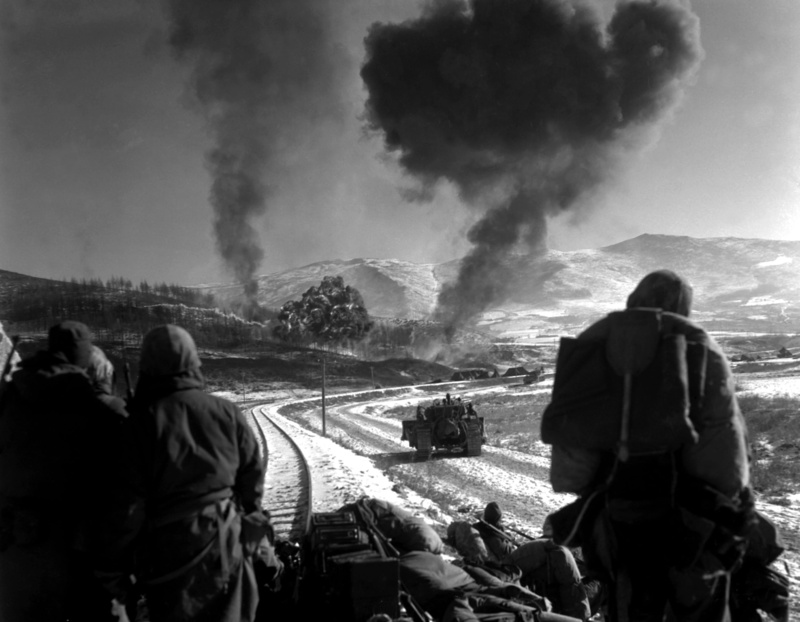 photos, s, occupation, power in nature, public domain, marines, mountain, environment, 2K, Korean War, arts And Entertainment, air pollution, time, sky