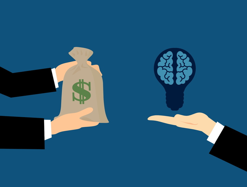 help, giving, occupation, service, men, outdoors, blue background, advertisement, communication, money, trade, business idea, partnership, business, cooperation
