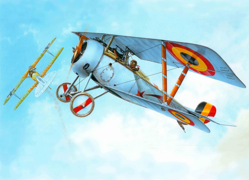 company, Nieuport Ni-23, WWI, participated, fighter, art, French, Nieuport Delage, times, the plane, the first world war., 5K