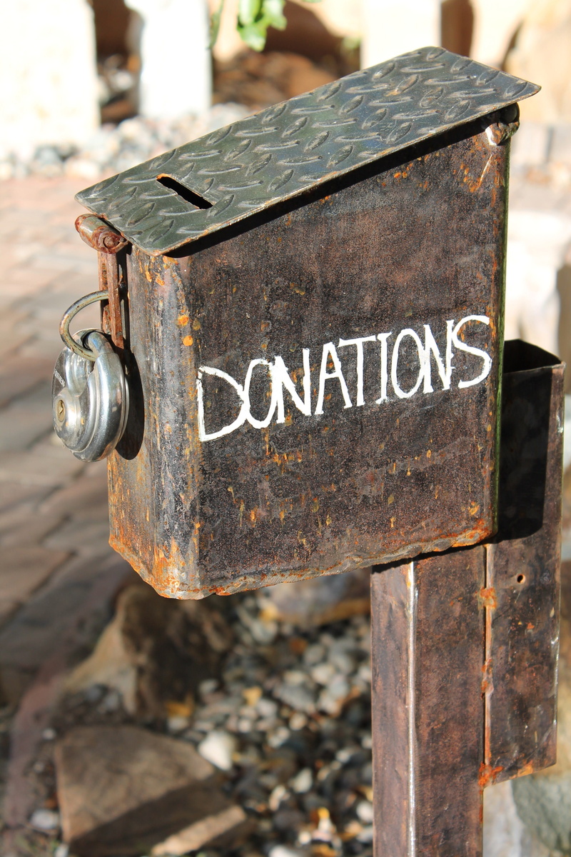 box, information, abandoned, focus on foreground, damaged, donating, brown, message, donation box, close-up, charity, give, help, share, sign, cash, wood - material
