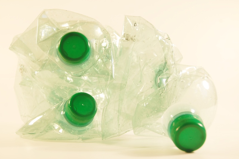 caps, high angle view, bottle, variation, three objects, garbage, dump bins, transparent, 2K, glass - material, close-up, processing, no people, container