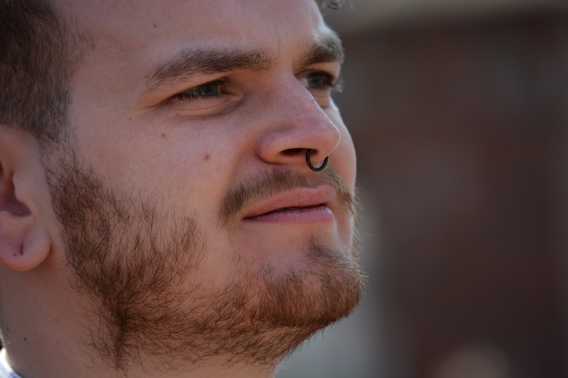 mustache, human face, young men, men, optimistic, young adult, rally, stubble, adult, close-up, contemplation, barmbek, hairstyle, headshot, hamburg, looking away