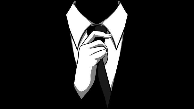 tie, minimalism, 1080P, suits, monochrome