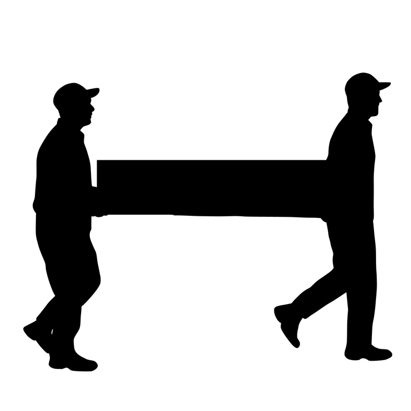 silhouette, carrying, profile view, white background, aggression, box, outline, adult, moving, transport, standing, copy space, 1080P, full length, studio shot