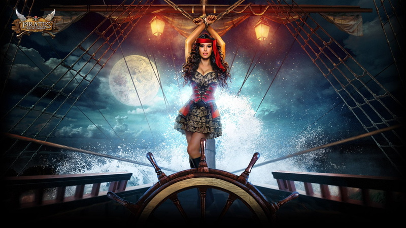 action, beautiful woman, pirates, hairstyle, of, architecture, clothing, adult, online, 1ptf, fashion, staircase, 1080P, indoors, Fighting, mmo, arts culture and entertainment