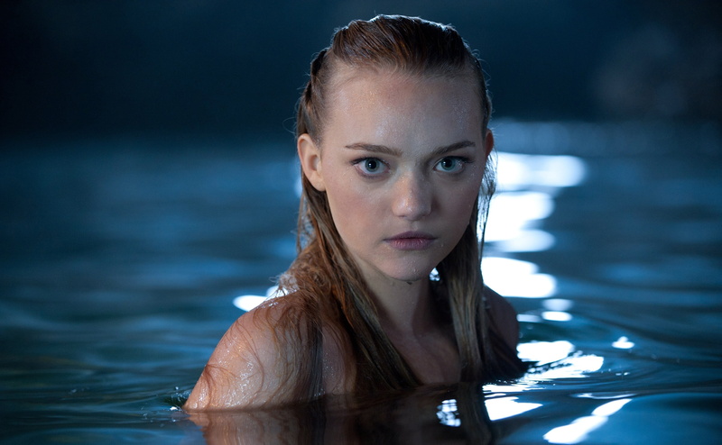 woman, young women, hair, Pirates Of The Caribbean, Stranger, 4K, portrait, contemplation, brown hair, water, Pirates, beautiful woman, looking at camera