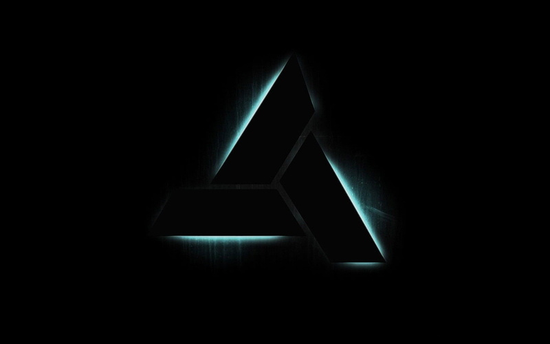 art, x, hd, creed, black, background, triangle, assassins, abstergo, Abstergo Industries, logos, Assassins Creed, 1080P, industries