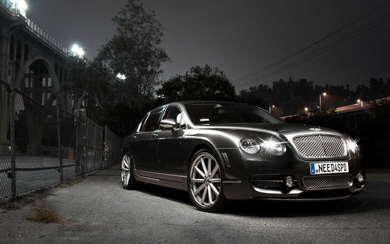 cars, 2K, flying, continental, black, spur, sedan, bentley
