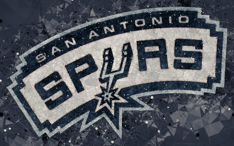 NBA, San Antonio Spurs, Basketball, 4K, Logo