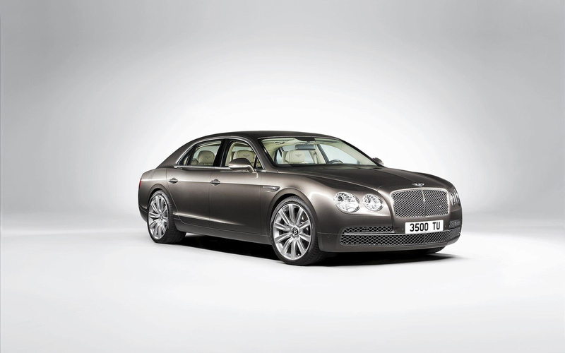 sedan, 1080P, cars, black, 2014, bentley, spur, flying