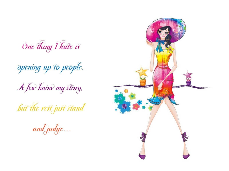 girl, love, sad, attitude, qoute, 720P, mood, cartoon, bokeh