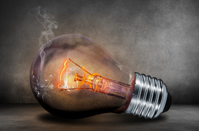 electricity, fuel and power generation, lighting equipment, digital composite, crack, bulb, 4K, old, energy, gray, pollution, no people, painting, smoke - physical structure