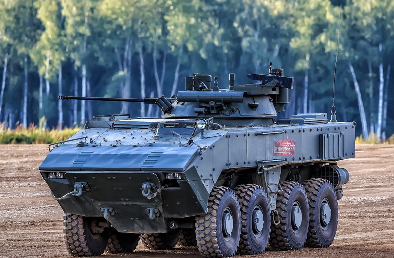 armored vehicles of Russia, polygon, Russian weapons, demonstration, 1080P, BMP, K-17, Boomerang-BM