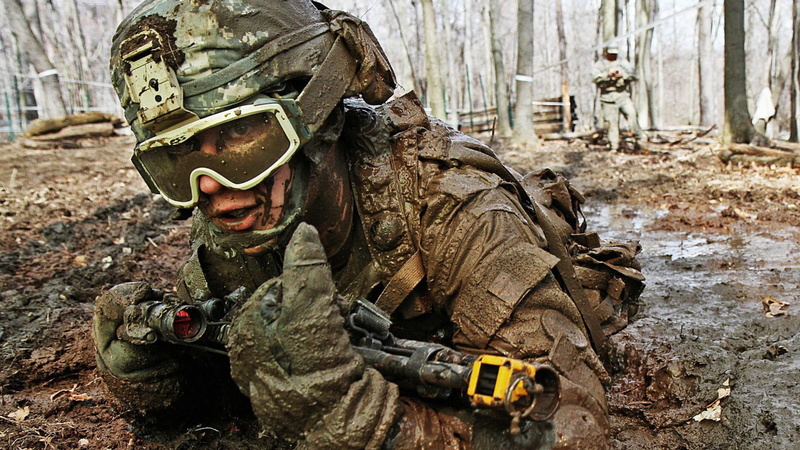 1080P, army, war, day, gun, security, aggression, blank-firing adapter, mud, government, military uniform, military, people, soldier, weapon, special forces