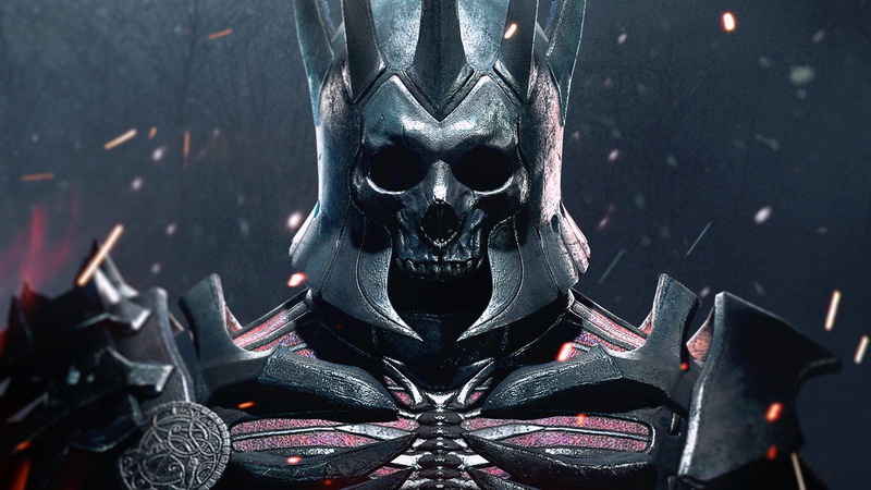 character, skull, game, The Witcher, black, 1080P, The Witcher 3: Wild Hunt, Eredin Bréacc Glas