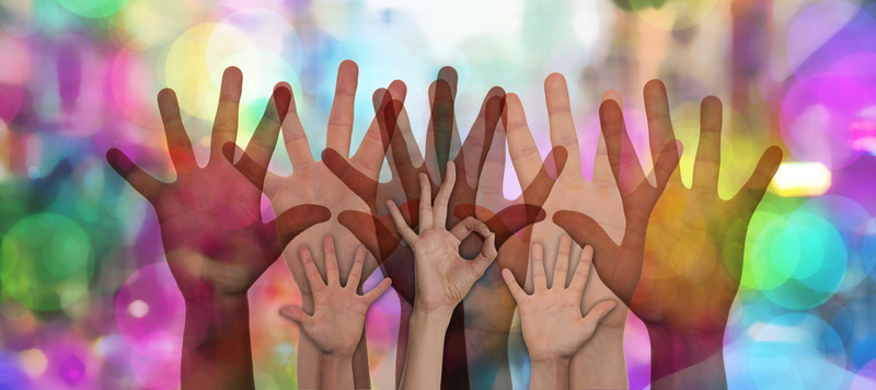 many, variation, selective focus, protection, poor, human body part, ehrenamt, unsalaried, panoramic, protect, hand, voluntary, photography, stretch, vibrant color