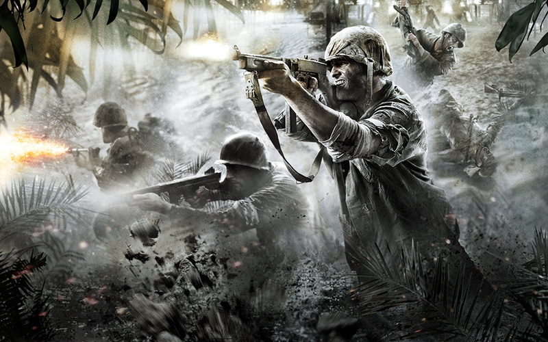 activision, blood, duty, 1080P, world, call, battle, war, guns
