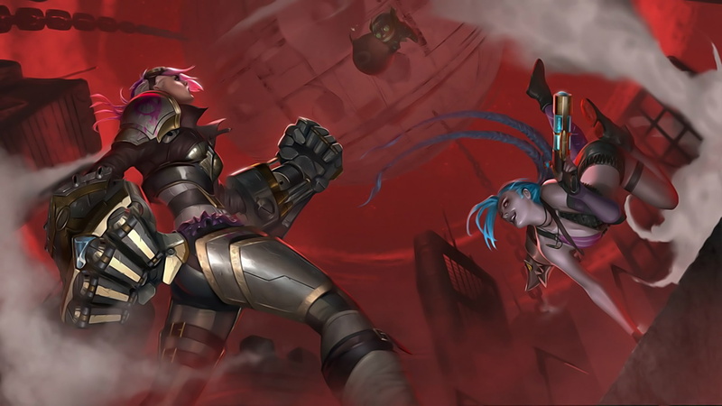 jinx, league, 1080P, hd, vi, video games, legends