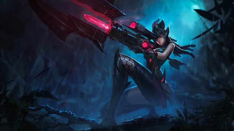 Girl With Weapon, 4K, video games, Caitlyn (League of Legends), Caitlyn, League of Legends