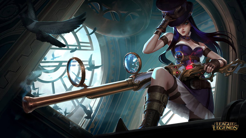 piltover, league, caitlyn, 1080P, legends, desktop, video, hd, art, sheriff, game, splash