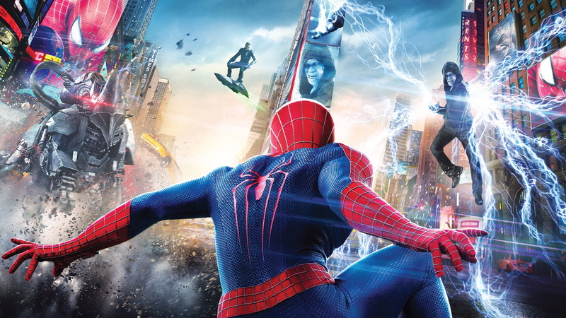 2K, 2014, Movie, Spider, Amazing, illustration, Man, spiderman