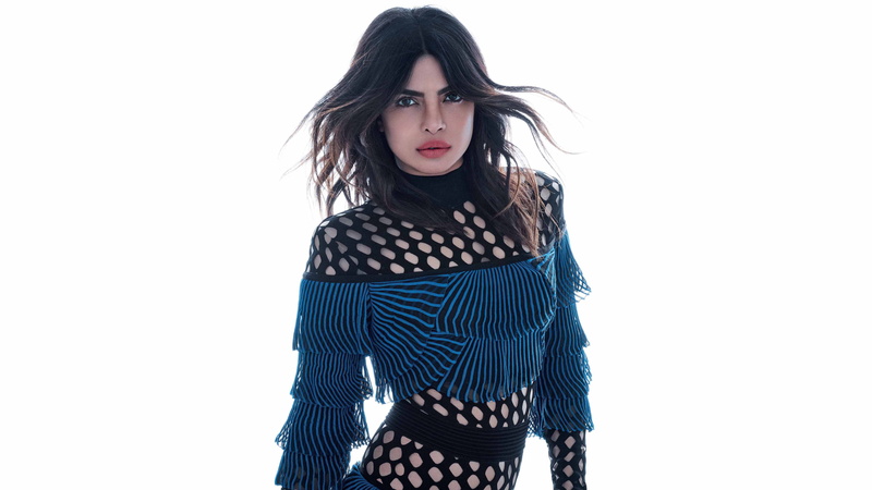 young adult, white background, Priyanka, beautiful woman, fashion, standing, teenager, young women, hairstyle, front view, studio shot, Chopra, portrait