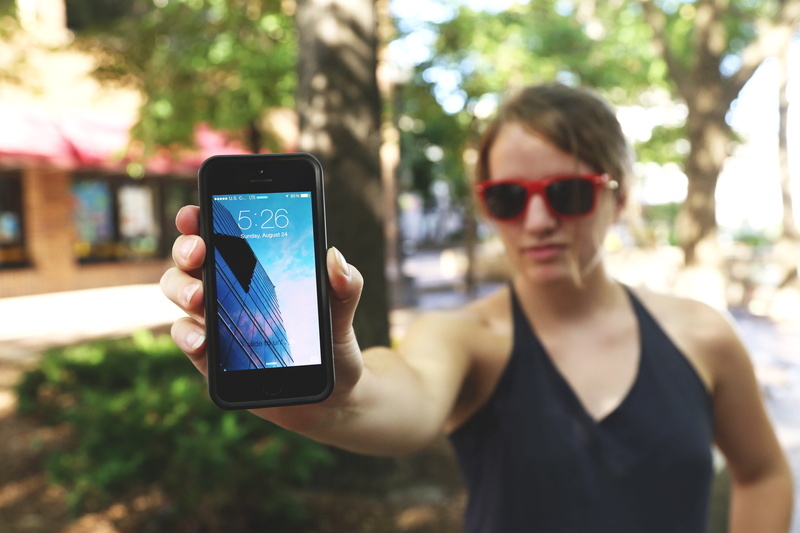 mobile, message, wireless, fashion, screen, top, cellphone, girl, smart phone, young adult, electronic, one person, telephone, glasses, portrait, pda, focus on foreground