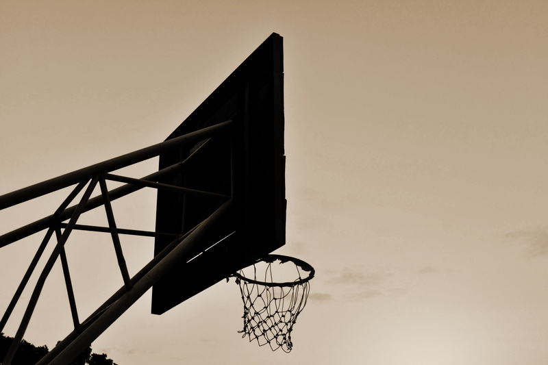 basketball hoop, sepia, hoop, team sport, broad, sky, day, empty, architecture, board, dark, nikon, basketball - sport, sunset, nature, loop, nikon camera